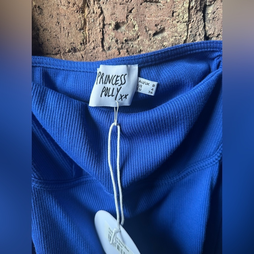 Princess Polly Royal Blue Bodysuit - Picture 4 of 10